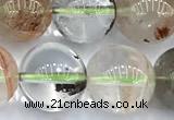 CPC698 15 inches 11mm - 12mm round phantom quartz beads