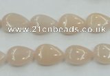 CPI04 15.5 inches 10*14mm flat teardrop pink aventurine jade beads