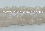 CPI07 15.5 inches 8*10mm oval pink aventurine jade beads wholesale