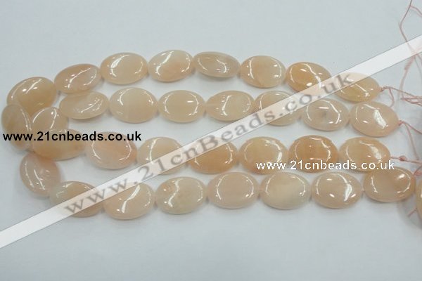 CPI09 15.5 inches 18*25mm oval pink aventurine jade beads wholesale