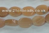 CPI101 15.5 inches 11*14mm oval pink aventurine jade beads