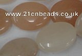 CPI152 15.5 inches 18*25mm oval pink aventurine jade beads