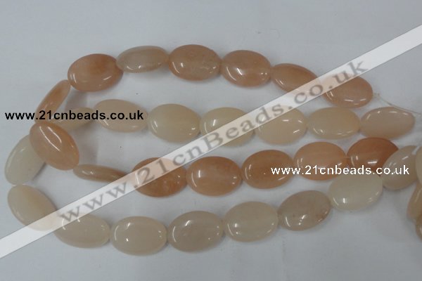 CPI152 15.5 inches 18*25mm oval pink aventurine jade beads