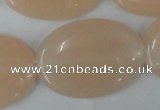 CPI153 15.5 inches 25*35mm oval pink aventurine jade beads