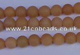 CPI301 15.5 inches 6mm round matte red aventurine beads wholesale