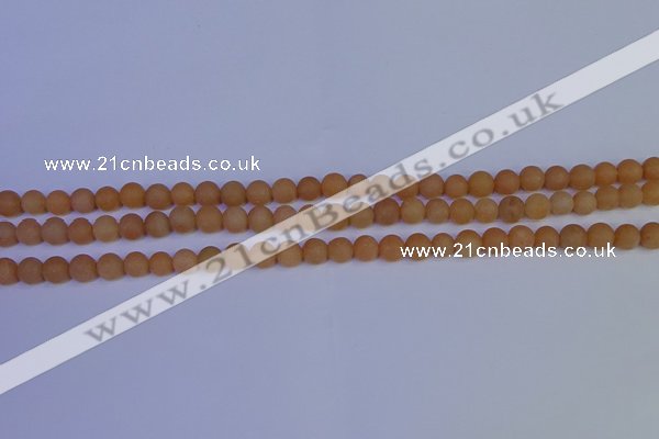 CPI301 15.5 inches 6mm round matte red aventurine beads wholesale