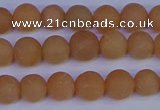 CPI302 15.5 inches 8mm round matte red aventurine beads wholesale