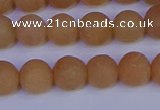 CPI303 15.5 inches 10mm round matte red aventurine beads wholesale