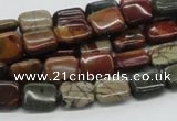 CPJ08 15.5 inches 8*10mm rectangle picasso jasper beads wholesale