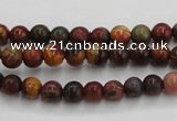 CPJ101 15.5 inches 6mm round picasso jasper gemstone beads wholesale