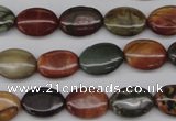 CPJ401 15 inches 10*14mm oval picasso jasper gemstone beads