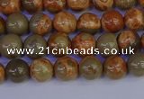 CPJ461 15.5 inches 6mm round African picture jasper beads