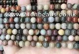 CPJ481 15.5 inches 6mm round polychrome jasper beads wholesale