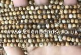 CPJ658 15.5 inches 4mm round picture jasper beads wholesale