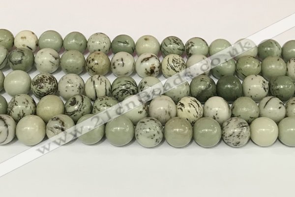 CPJ703 15.5 inches 10mm round greeting pine jasper beads