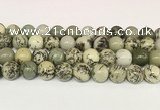 CPJ704 15.5 inches 12mm round greeting pine jasper beads