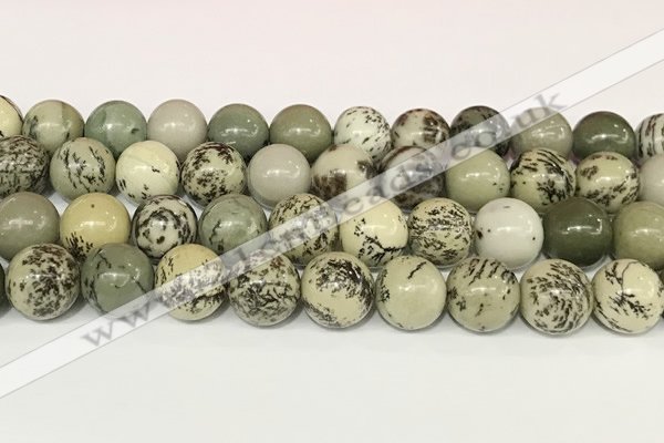 CPJ704 15.5 inches 12mm round greeting pine jasper beads