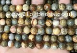 CPJ709 15.5 inches 10mm round rocky butte picture jasper beads
