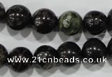 CPM04 15.5 inches 12mm round plum blossom jade beads wholesale