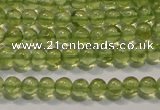 CPO101 15 inches 3mm round natural peridot beads wholesale