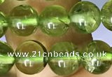 CPO132 15.5 inches 6.5mm - 7mm round natural peridot beads wholesale