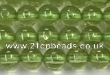 CPO133 15.5 inches 4mm round natural peridot beads wholesale