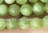 CPO44 15.5 inches 6mm round natural olivine gemstone beads