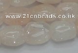 CPQ12 15.5 inches 15*20mm nugget natural pink quartz beads wholesale