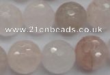 CPQ207 15.5 inches 16mm faceted round natural pink quartz beads