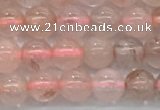 CPQ250 15.5 inches 4mm round natural pink quartz beads wholesale