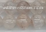 CPQ252 15.5 inches 8mm round natural pink quartz beads wholesale