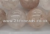 CPQ255 15.5 inches 14mm round natural pink quartz beads wholesale