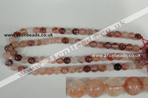 CPQ30 15.5 inches 10mm round natural pink quartz beads wholesale