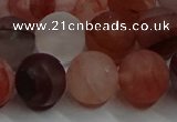 CPQ304 15.5 inches 12mm round matte pink quartz beads wholesale