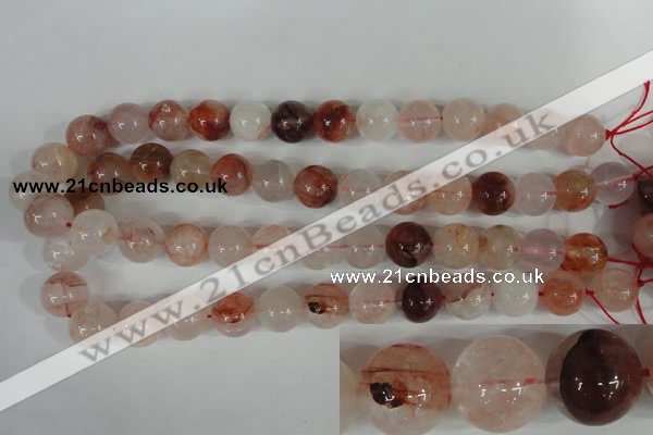 CPQ32 15.5 inches 14mm round natural pink quartz beads wholesale