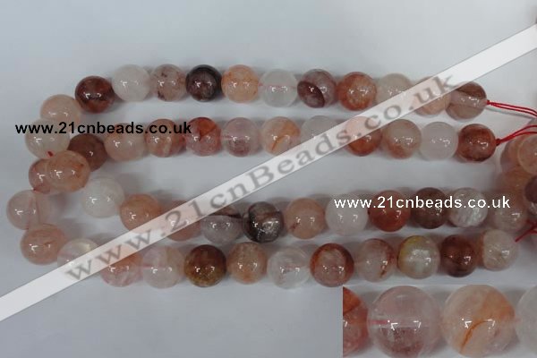 CPQ33 15.5 inches 16mm round natural pink quartz beads wholesale