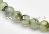 CPR02 AB grade 8mm round natural prehnite stone beads Wholesale