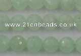 CPR114 15.5 inches 12mm faceted round natural prehnite beads wholesale