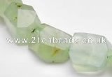 CPR20 A grade freeform natural Prehnite gemstone beads