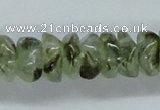 CPR200 15.5 inches 3*7mm natural prehnite chips beads wholesale