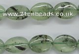 CPR222 15.5 inches 12*16mm oval natural prehnite beads wholesale