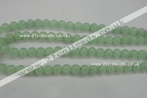 CPR302 15.5 inches 8mm round natural prehnite beads wholesale