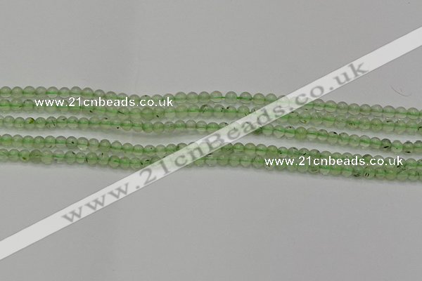 CPR310 15.5 inches 4mm round natural prehnite gemstone beads