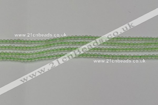 CPR320 15.5 inches 3mm round natural prehnite gemstone beads