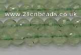 CPR333 15.5 inches 6mm faceted round natural prehnite beads