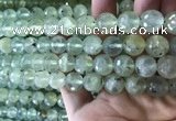 CPR364 15.5 inches 12mm faceted round prehnite gemstone beads