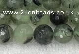 CPR405 15.5 inches 6mm faceted round prehnite beads wholesale