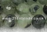 CPR406 15.5 inches 8mm faceted round prehnite beads wholesale