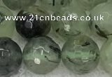 CPR407 15.5 inches 10mm faceted round prehnite beads wholesale