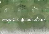 CPR416 15.5 inches 8mm faceted round natural prehnite beads